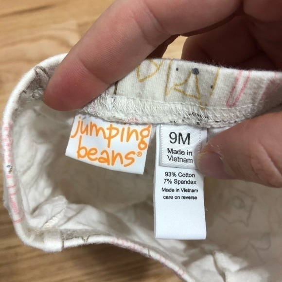 9 month Girl Pants Bundle Pink Sweatpants Cheetah Bear Carter’s Ruffle Butt - Picture 5 of 7